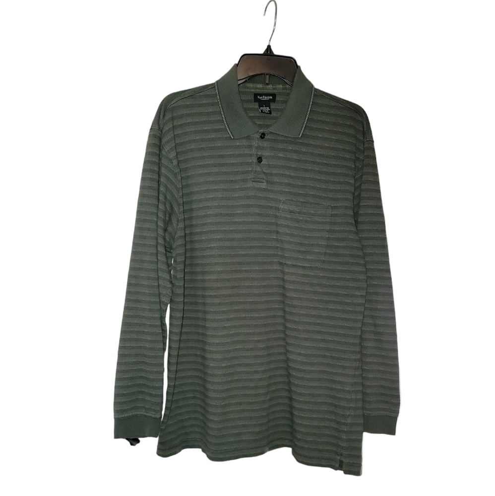 Van Heusen size large long sleeve button shirt
